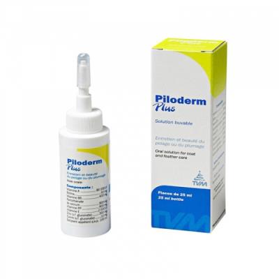 Piloderm plus pelage chien chat 25 ml
