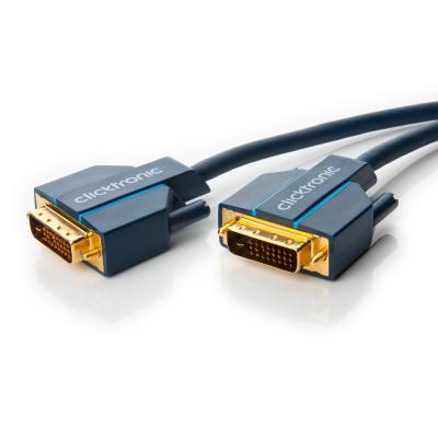 Clicktronic - 10070334 - cordon dvi-d (24+1) - m m - 5 m