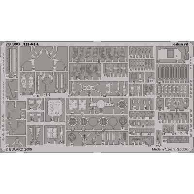 MAQUETTE AH 64A SA HBS/72 EDUARD 73330