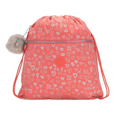Kipling sac de gymnastique Supertaboo Hearty Pink