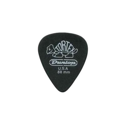 12 mediators Dunlop Tortex Pitch black 0.88 mm - 488P88