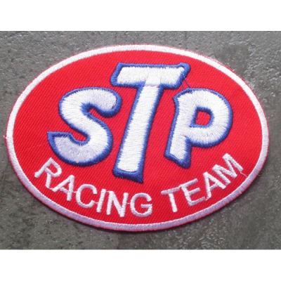 patch STP racing team petit ecusson thermocollant huile