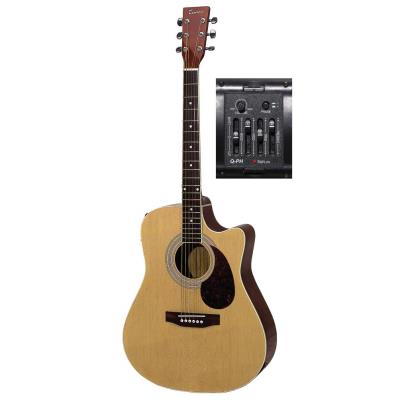 Guitare electro-acoustique tenson d10ce cutaway- natural