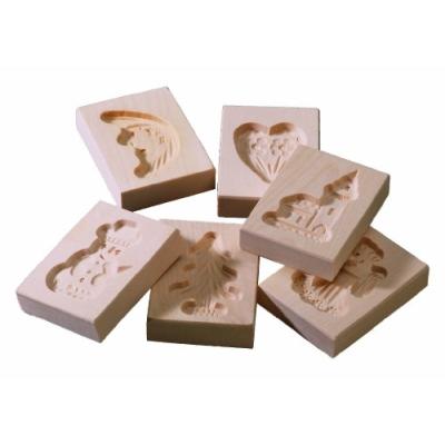 BIRKMANN 340091 SET DE MOULES À SPÉCULOOS 6 PIÈCES 8 X 6 CM ÉRABLE