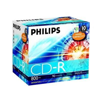 Philips - CD-R x 10 - 800 MB - opslagmedia
