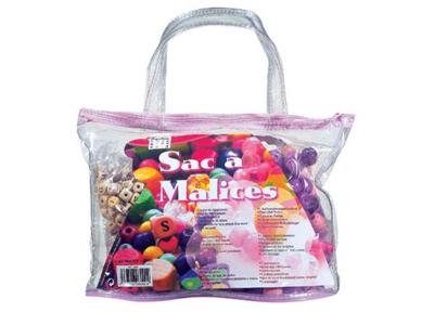 PERLES BOX - Sac a malices rose