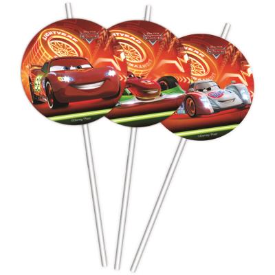 Pailles Néon Cars© x8 - Disney/Pixar© x6