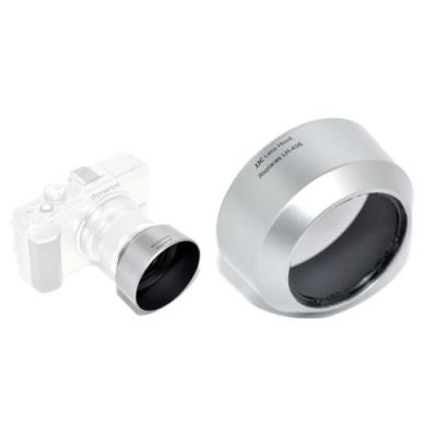Jjc pare-soleil pour objectif olympus m.zuiko 45 mm f/1,8 noir compatible lh-40b