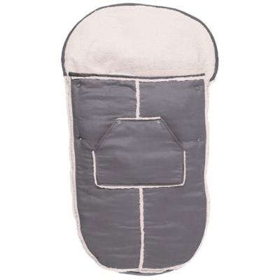 Wallaboo chancelière original - daim microfibre - accessoire poussette - 1-3 ans - gris