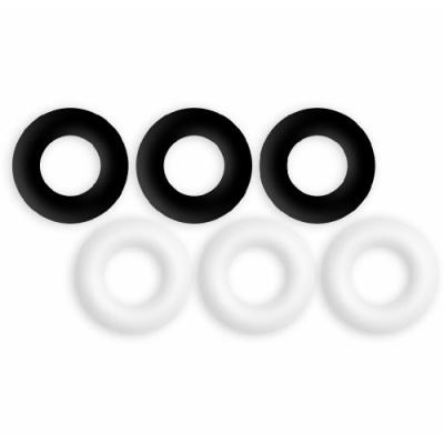 CONTENTO DESSOUS DE PLAT LOOP NOIR/BLANC,