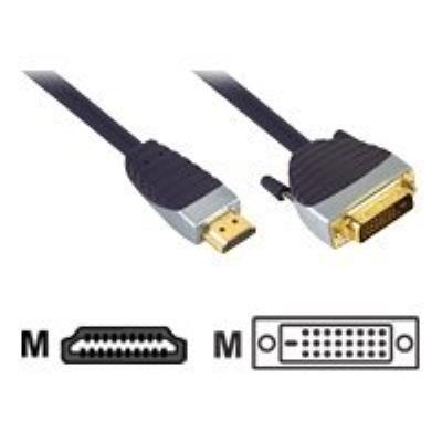 Bandridge Premium videokabel - HDMI / DVI - 3 m