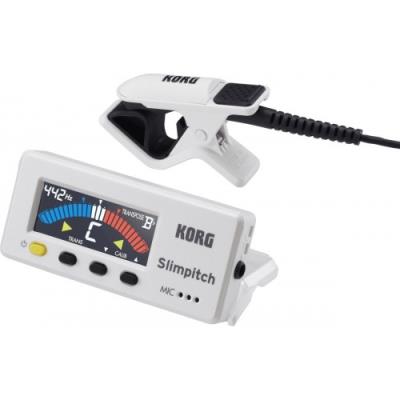 Korg Slimpitch SLM-1CM-PW - Accordeur chromatique blanc perle