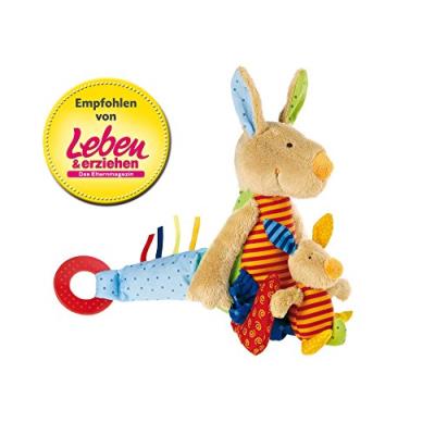 Sigikid 40101, fille et garçon, peluche d'activités kangourou, multicolore