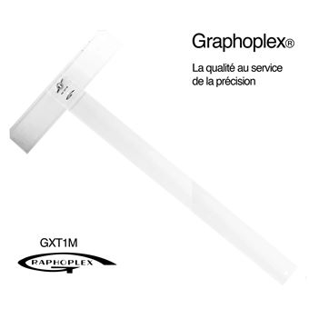 Té tête mobile 2 bords anti-taches 65 cm - graphoplex - 1