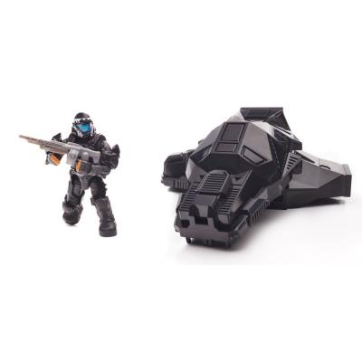 Megabloks Halo : Capsule d'atterrissage avec figurine métallique : ODST furtif Megabloks