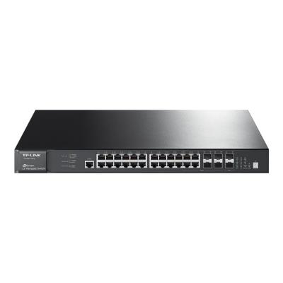 TP-LINK JetStream T3700G-28TQ - switch - 28 poorten - Beheerd - rack-uitvoering