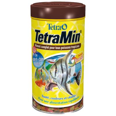 Alimentation tetra tetramin pour poissons exotiques contenance 250 ml