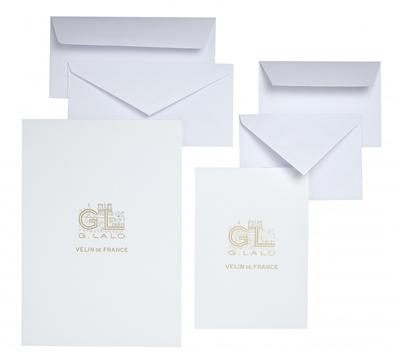 G.Lalo - 25 Enveloppes C6 11,4x16,2cm adhésives Vélin de France