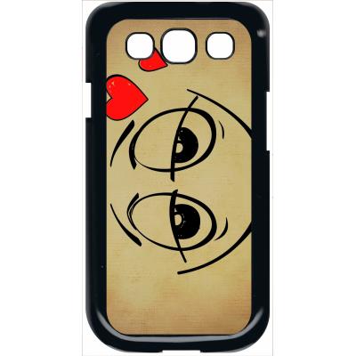 Coque samsung s3 smiley amoureux