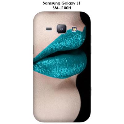 Coque Samsung Galaxy J1 - SM-J100H Rouge à lèvres Scuba Blue