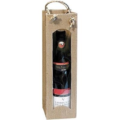 Smartboxpro flaschentüte pour 1 bouteille 229100120 naturel