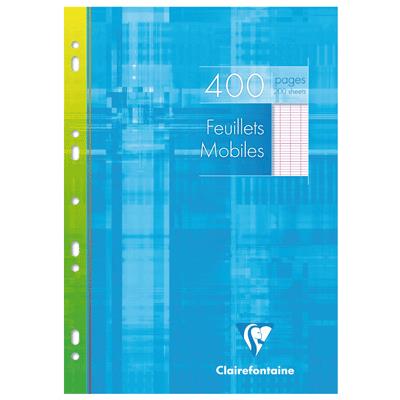 Clairefontaine - Feuille Mobile Blanche A4 Seyes 90g - Etui De 200