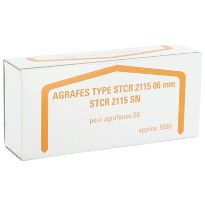 Agrafe b8 stcr 2115 - boite de 5000