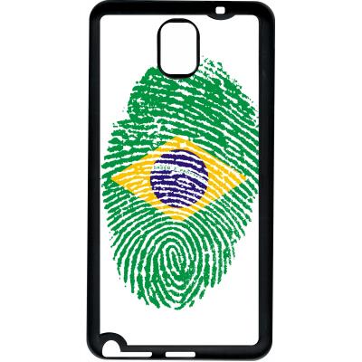 Coque samsung note 3 empreinte digitale drapeau bresil brazil
