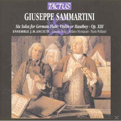 Sechs Solos Für Flöte,Violine oder Oboe op.13