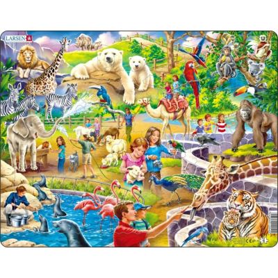 Larsen puzzle Maxidans le zoo 48 pièces