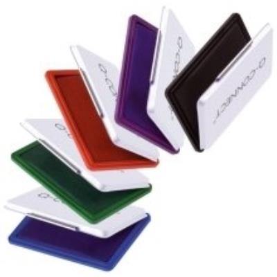 Kores - tampon encreur metallica, (l)110 x (p)70 mm, rouge sf71553