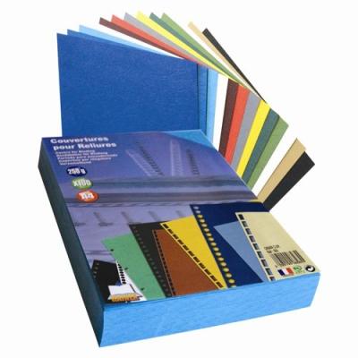 Rainex 565 be 100 couvertures a4 250 g bleu