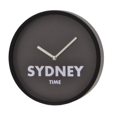 horloge diametre 20 cm pvc alu/ fond sydney