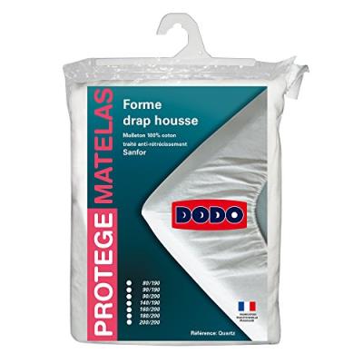 DODO Prot&egrave;ge Matelas QUARTZ 160x200cm Forme Housse
