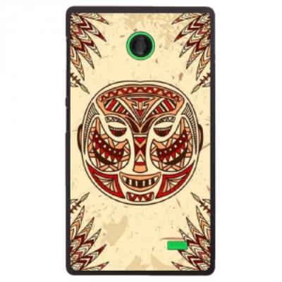 Coque rigide pour Nokia X avec impression Motifs masque africain