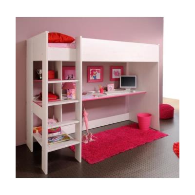 XYLO Lit mezzanine L206 cm rose/bleu