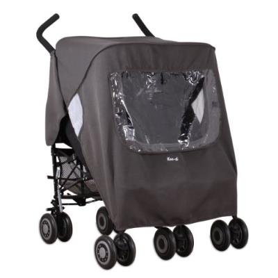 Koo-di pack-il tenez-moi au sec habillage pluie poussette à double - gris foncé