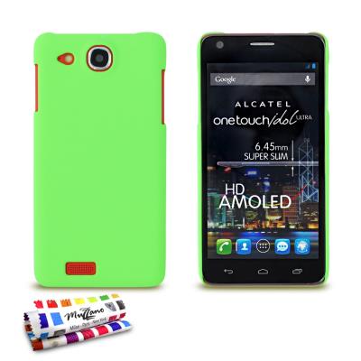 Coque rigide ORIGINALE Ultra Fine Vert Le ,  Pearls,   de MUZZANO pour ALCATEL ONE TOUCH IDOL ULTRA