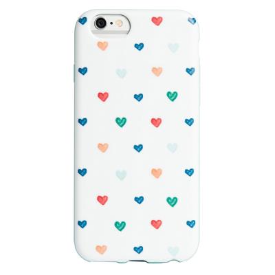 Agent 18 FlexShield - Achterzijde behuizing voor mobiele telefoon - thermoplastic polyurethaan (TPU) - hand drawn hearts - voor Apple iPhone 6