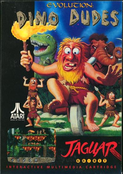 Evolution Dino Dudes Atari Jaguar 64 Bit