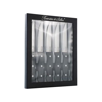 Set de 6 couteaux à viande en inox