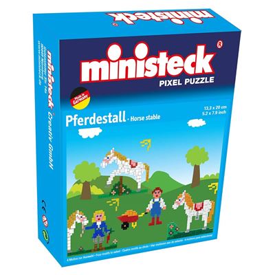 Ministeck 32551 - écurie Minibox, Plaque enfichable, pièces et petits accessoires