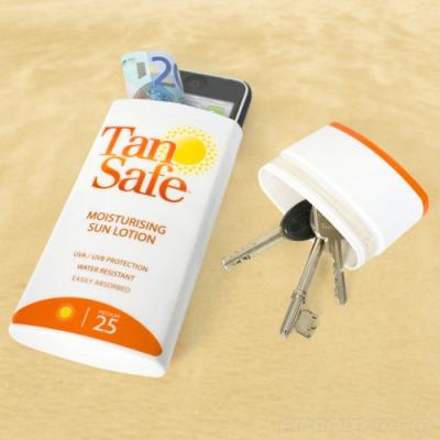 Tan Safe - Cachette en forme de crÃ¨me solaire