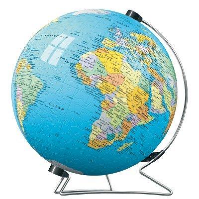 Puzzle Ball 540 pièces - Mappemonde en anglais