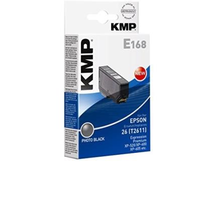 Kmp e168 cartouche photo noir komp. avec epson t 2611 kmp printtechnik ag 1626,4841