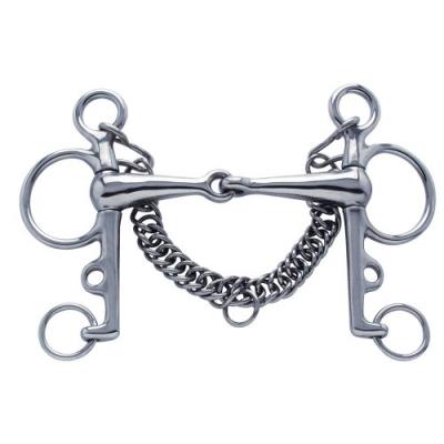 Pfiff mors pelham brisé argent 12,5 cm