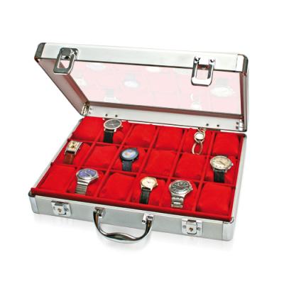Mallette en aluminium pour 18 montres