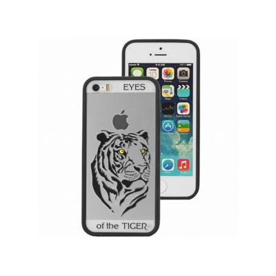 Coque Bi-matière Tiger compatible iphone 5/5S Noir
