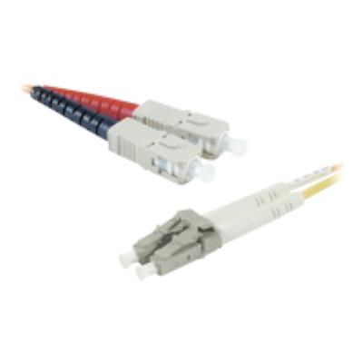 Cordon duplex OM3 Aqua LSZH 50/125 sc/Lc - 20M
