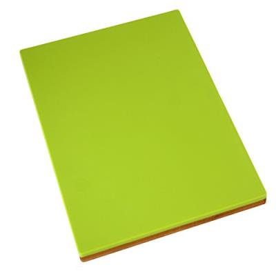 Pame 05588-set de 2 planches à découper en polyéthylène vert et bois